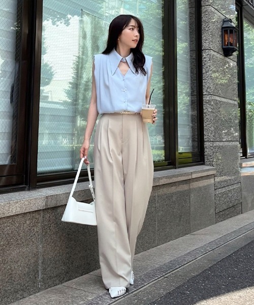 ソフトオックスファインタックパンツ（スラックス）｜AMBIENT（アンビエント）