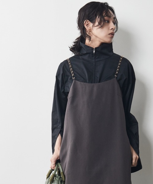 CHIC STYLE（シックスタイル）の「＜大きいサイズ＞キャミソールマキシワンピース シックスタイル（ワンピース・レディース・ブラック/ブラウン・5L/3L/4L/LL/L）」の18枚目の写真
