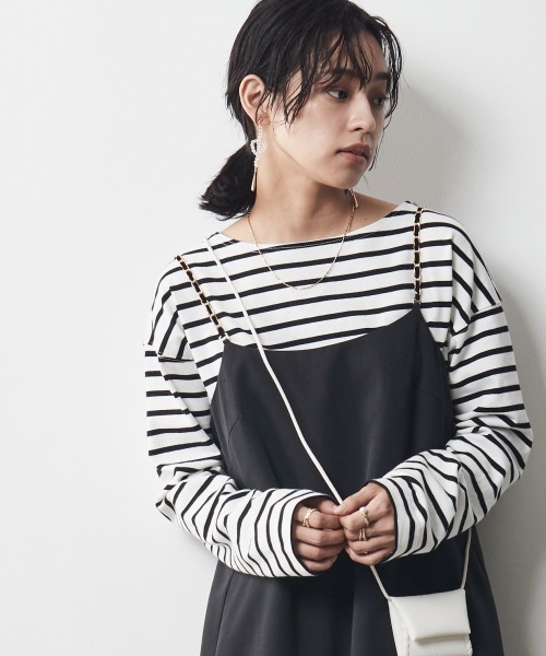 CHIC STYLE（シックスタイル）の「＜大きいサイズ＞キャミソールマキシワンピース シックスタイル（ワンピース・レディース・ブラック/ブラウン・5L/3L/4L/LL/L）」の20枚目の写真