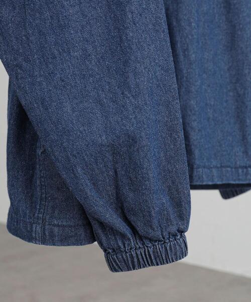 coen（コーエン）の「ビッグシルエットコーチデニムシャツ（シャツ/ブラウス・メンズ・ブラック/ネイビー・S/M/L/XL）」の19枚目の写真