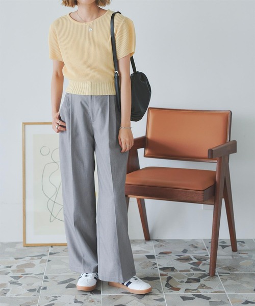 titivate（ティティベイト）の「ﾗｳﾝﾄﾞｼｮﾙﾀﾞｰﾊﾞｯｸﾞ（ショルダーバッグ・レディース・ブラック/アイボリー・FREE）」の9枚目の写真