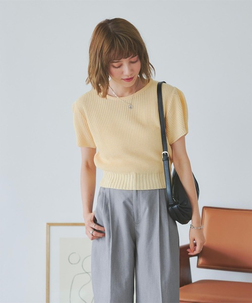 titivate（ティティベイト）の「ﾗｳﾝﾄﾞｼｮﾙﾀﾞｰﾊﾞｯｸﾞ（ショルダーバッグ・レディース・ブラック/アイボリー・FREE）」の11枚目の写真