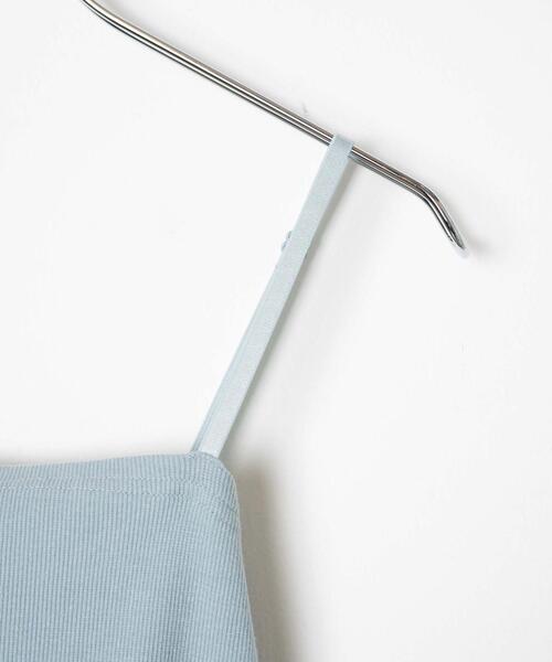 WEGO（ウィゴー）の「WEGO/リブドッキングキャミワンピース（ワンピース・レディース・サックスブルー/ブラック・FREE）」の9枚目の写真