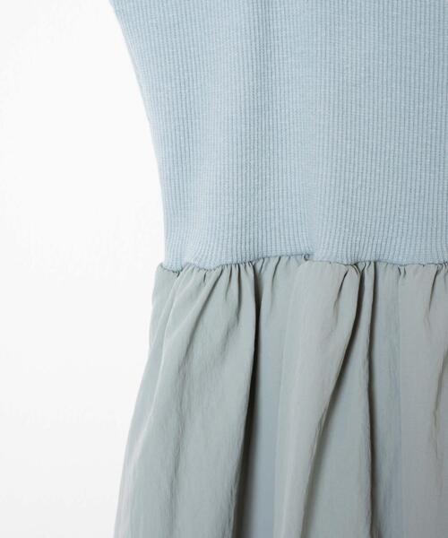 WEGO（ウィゴー）の「WEGO/リブドッキングキャミワンピース（ワンピース・レディース・サックスブルー/ブラック・FREE）」の10枚目の写真