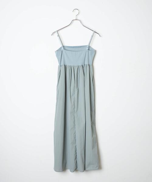 WEGO（ウィゴー）の「WEGO/リブドッキングキャミワンピース（ワンピース・レディース・サックスブルー/ブラック・FREE）」の12枚目の写真