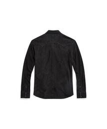 f*n様 RRLダブルアールエル ブラウン スエード ウエスタンシャツ Mサイズ 三越伊勢丹 | DOUBLE RL RALPH LAUREN/ダブル アール エル