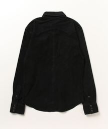 f*n様 RRLダブルアールエル ブラウン スエード ウエスタンシャツ Mサイズ RRL（ダブル アール エル）の「スエード ウエスタン シャツ