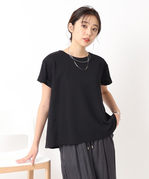 DRESKIP（ドレスキップ）の「◇ボーダー見え×ブラウス切替