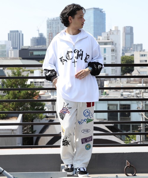 ８(eight)（エイト）の「ワッペンスウェットパンツ（スウェットパンツ・メンズ・ホワイト系その他/ブラック/グリーン・LARGE/MEDIUM）」の10枚目の写真