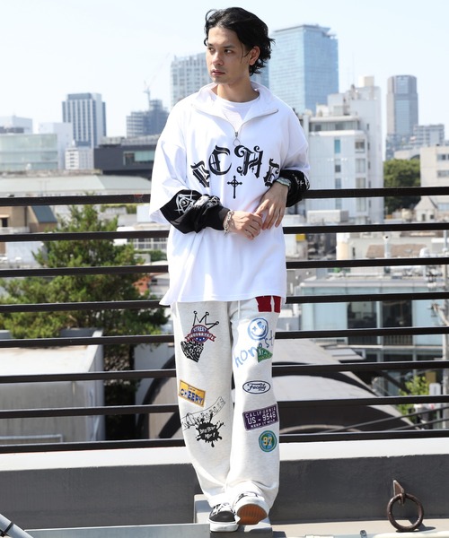 ８(eight)（エイト）の「ワッペンスウェットパンツ（スウェットパンツ・メンズ・ホワイト系その他/ブラック/グリーン・LARGE/MEDIUM）」の12枚目の写真