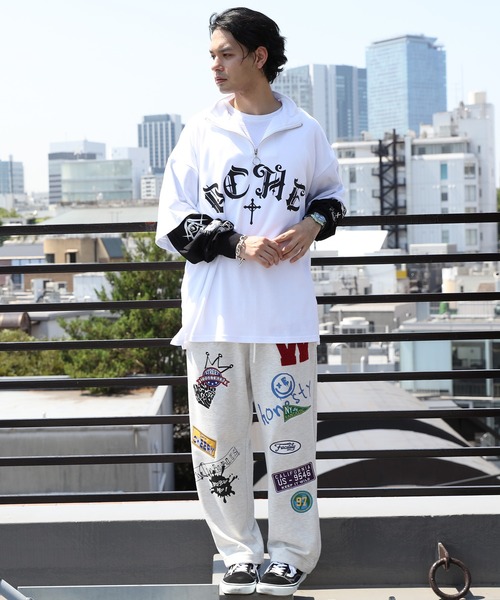 ８(eight)（エイト）の「ワッペンスウェットパンツ（スウェットパンツ・メンズ・ホワイト系その他/ブラック/グリーン・LARGE/MEDIUM）」の13枚目の写真