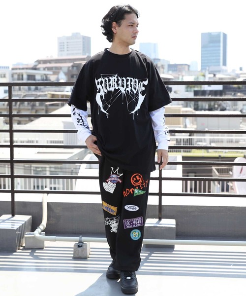 ８(eight)（エイト）の「ワッペンスウェットパンツ（スウェットパンツ・メンズ・ホワイト系その他/ブラック/グリーン・LARGE/MEDIUM）」の19枚目の写真