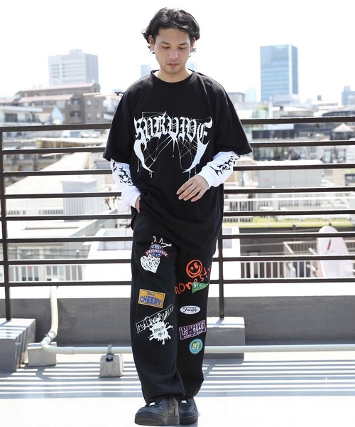 ８(eight)（エイト）の「ワッペンスウェットパンツ（スウェットパンツ・メンズ・ホワイト系その他/ブラック/グリーン・LARGE/MEDIUM）」の20枚目の写真