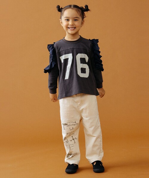 GO TO HOLLYWOOD（ゴートゥーハリウッド）の「GO TO HOLLYWOOD × B:MING by BEAMS / 別注 ヘリンボーン パンツ（100～150cm）（その他パンツ・キッズ・ベージュ/オリーブ・S/M/L）」の18枚目の写真