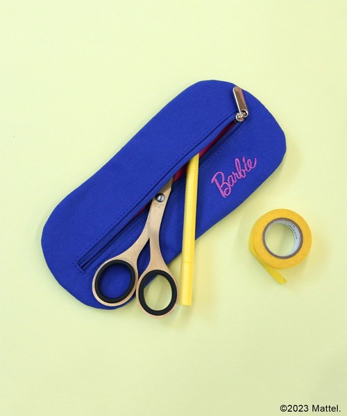 Barbie（バービー）の「【Barbie】バービー　ワークシリーズ フラットポーチ（ポーチ・レディース・ピンク/レッド/ブルー・FREE）」の4枚目の写真