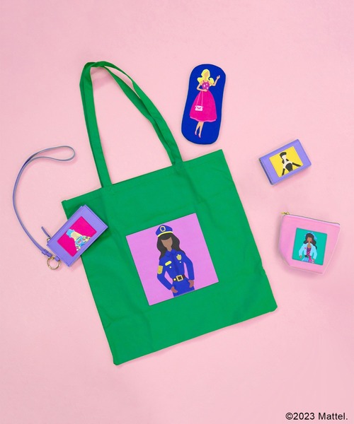 Barbie（バービー）の「【Barbie】バービー　ワークシリーズ フラットポーチ（ポーチ・レディース・ピンク/レッド/ブルー・FREE）」の6枚目の写真