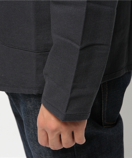 WHO'S WHO gallery（フーズフーギャラリー）の「【GIGGER】ノーカラーブルゾン（ブルゾン・メンズ・ネイビー/カーキ・FREE）」の7枚目の写真