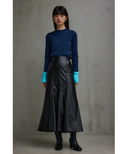 セール】フェイクレザーマーメイドスカート（スカート）｜AZUL BY
