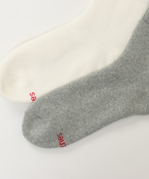 HANES(ヘインズ)の「【Hanes/ヘインズ】レディース 【2足組】ロークルーソックス【総パイル】(ソックス/靴下・レディース・その他・SMALL)」の2枚目の写真