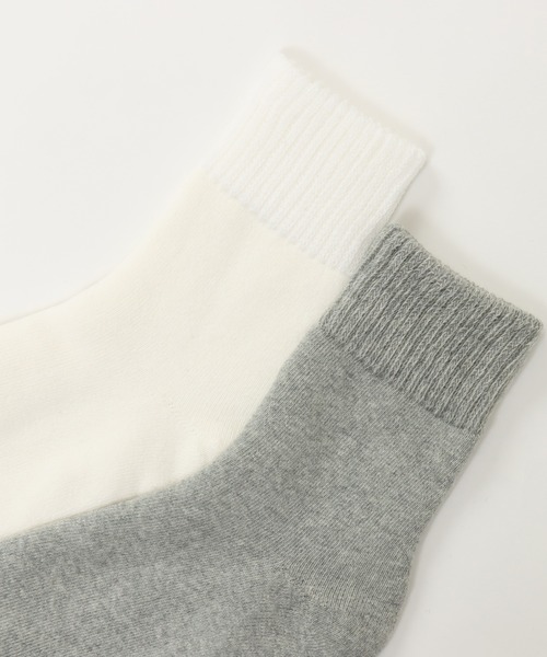HANES(ヘインズ)の「【Hanes/ヘインズ】レディース 【2足組】ロークルーソックス【総パイル】(ソックス/靴下・レディース・その他・SMALL)」の3枚目の写真
