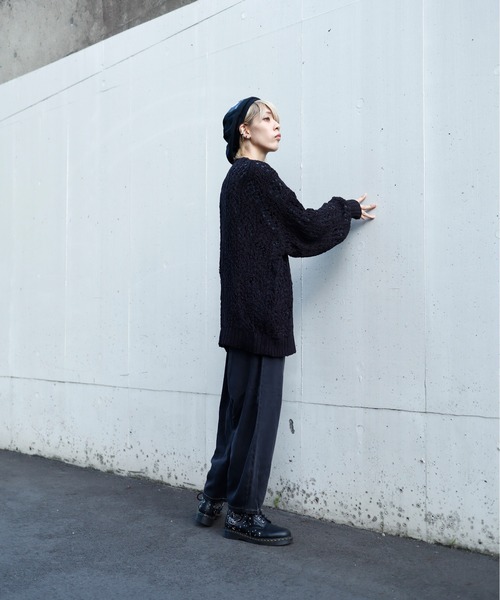 【セール】BL RACE KNIT CREWNECK KNIT/レースニット クルーネック（ニット/セーター）｜Bling Leads（ブリングリーズ）