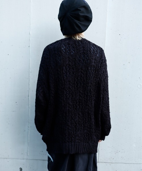 【セール】BL RACE KNIT CREWNECK KNIT/レースニット クルーネック（ニット/セーター）｜Bling Leads（ブリングリーズ）