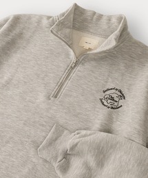 SlashDate（スラッシュデイト）の「アソートハーフジップスウェット/無地/刺繍ワンポイント/切替ワンポイント/ビッグシルエット/裏起毛（スウェット・メンズ）」