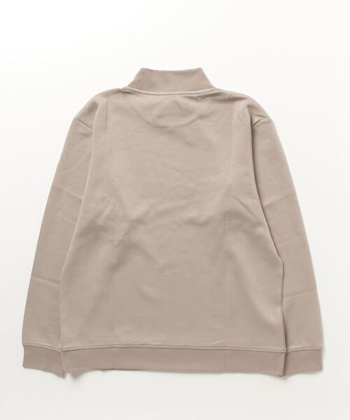 URBAN COLLECTION（アーバンコレクション）の「URBAN COLLECTION エアスムージ ーシルキースムースモックネックトレーナー（Tシャツ/カットソー・メンズ・ブラック/オフホワイト/グレイッシュベージュ・M/XL/L）」の8枚目の写真