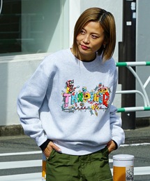Devils Music CREW SWEAT/スラッシャー10oz(オンス)ヘビーウェイト裏起毛スウェットトレーナー