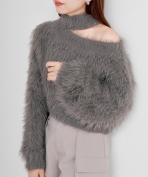 Chico | シャギーチョーカーショートニット(ニット/セーター)