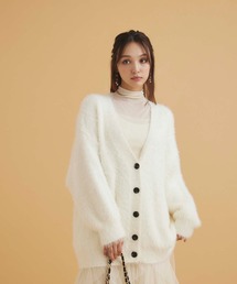 fifth（フィフス）の「【2024AW】Vネックシャギーニットカーディガン（カーディガン/ボレロ）」