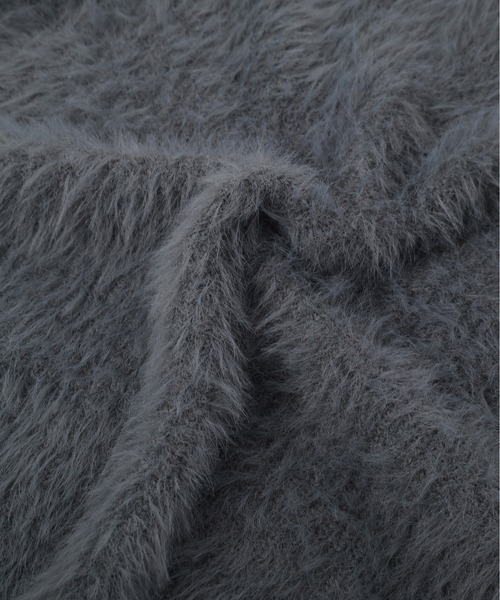 fifth(フィフス)の「【2024AW】Vネックシャギーニットカーディガン(カーディガン/ボレロ・レディース・グレー/ブラック/ホワイト・M)」の15枚目の写真