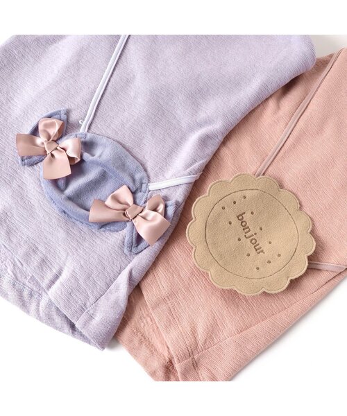 Seraph（セラフ）の「【裏起毛】スイーツモチーフポシェットチュニック（チュニック・キッズ・ラベンダー/ピンク/サックスブルー・130/140/80/90/110/120/95/100）」の7枚目の写真