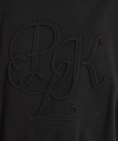 PINK-latte（ピンクラテ）の「◆【シャギー】エンボスロゴプルオーバー（スウェット・キッズ・ダークブラウン/ブラック/アイボリー系・16/14/15 ）」の14枚目の写真