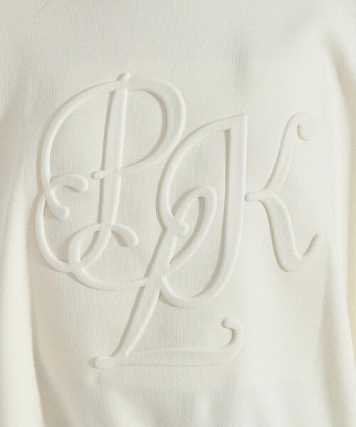 PINK-latte（ピンクラテ）の「◆【シャギー】エンボスロゴプルオーバー（スウェット・キッズ・ダークブラウン/ブラック/アイボリー系・16/14/15 ）」の18枚目の写真