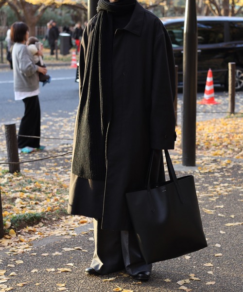 CALLNE】Mohairmix Big Knit Stole/両畔モヘア混 大判ニットストール