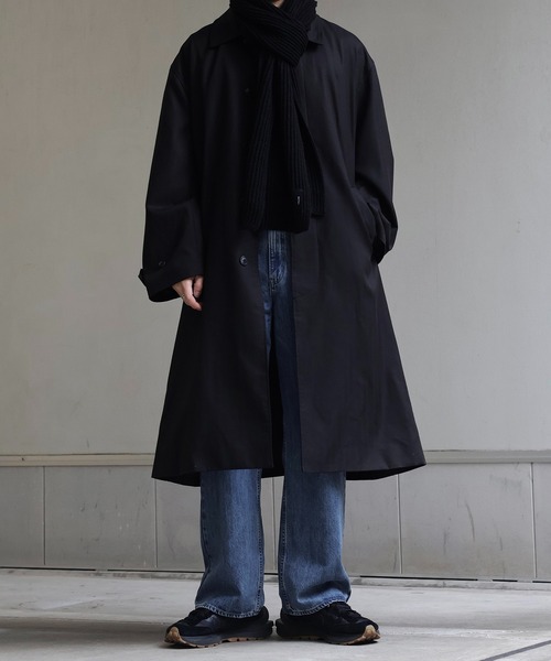 CALLNE】Mohairmix Big Knit Stole/両畔モヘア混 大判ニットストール