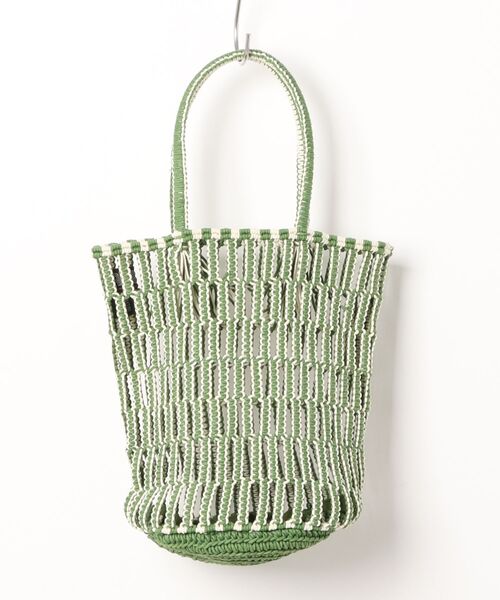 NOMBRE IMPAIR（ノンブルアンペール）の「アナンズ タテ柄バケットBAG（ショルダーバッグ・レディース・ブラック/ブラウン/グリーン・FREE）」の18枚目の写真