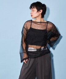 CITEN | ＜CITEN＞シアー ルーズ ブラウス(シャツ/ブラウス)