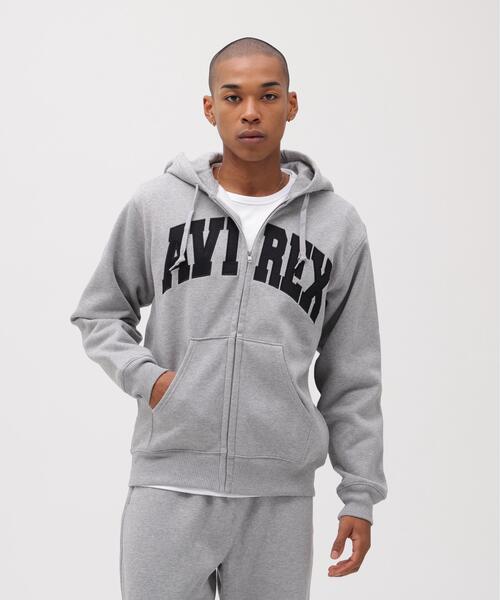 DAILY/デイリー】ZIP UP SWEAT PARKA LOGO / ジップアップ スウェット