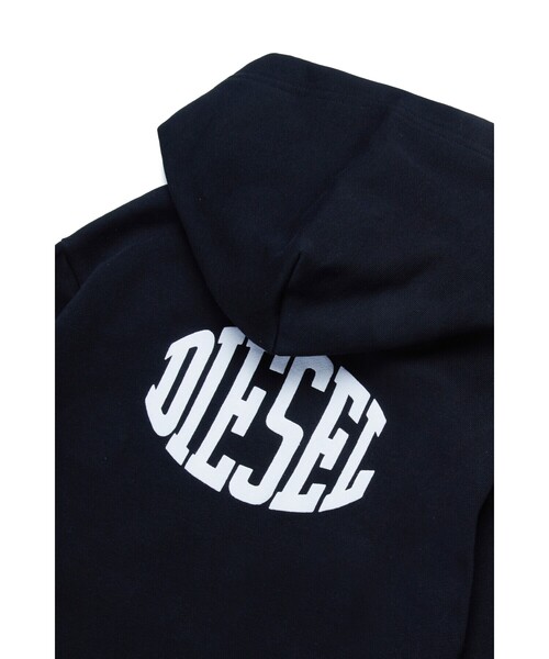 DIESEL（ディーゼル）の「キッズ スウェット パーカー SBOLCZIP OVER（パーカー・キッズ・ブラック・14Y/10Y/4Y/16Y/12Y/8Y/6Y）」の4枚目の写真