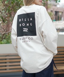 BILLABONG メンズ SQUARE LOGO ロンT 【2024年春夏モデル】/ビラボンスクエアブランドロゴプリントリラックスシルエットロングスリーブ長袖ロンT・カットソー