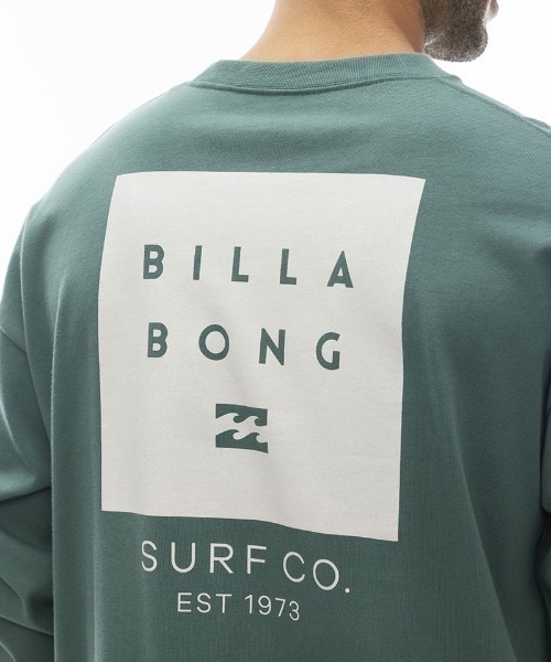 BILLABONG（ビラボン）の「BILLABONG メンズ SQUARE LOGO ロンT 【2024年春夏モデル】/ビラボンスクエアブランドロゴプリントリラックスシルエットロングスリーブ長袖ロンT・カットソー（Tシャツ/カットソー・メンズ・ホワイト/オートミール/グリーン系その他/ブラック・LARGE/X-LARGE/MEDIUM）」の16枚目の写真