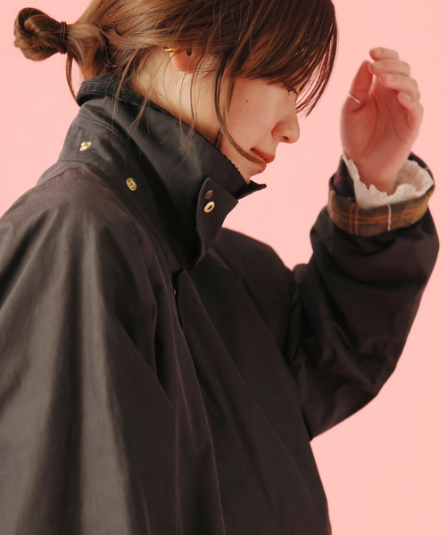 Barbour(バブアー)の「《再入荷!》【サイズ展開あり】BARBOUR/バブアー RELUME TRANSPORT:別注ブルゾン(その他アウター・レディース・カーキ/ブラック系その他/ベージュ系その他・40/38/42)」の13枚目の写真