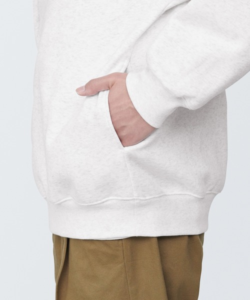 無印良品（ムジルシリョウヒン）の「紳士　ハーフジップスウェットシャツ（スウェット・メンズ・ブラック/グレー/ライトグレー・XL/S/L）」の8枚目の写真