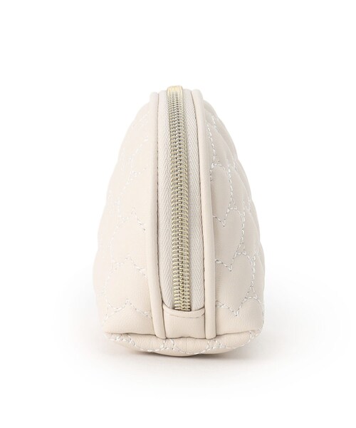 naptime ライトグレー キルティングポーチ naptime ライトグレー キルティングポーチ Naptime