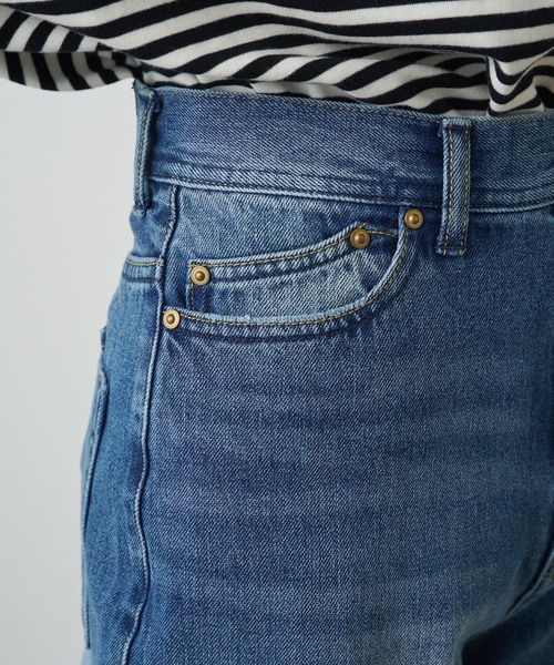 縦ストレッチ足長デニムパンツ（デニムパンツ）｜PUAL CE CIN