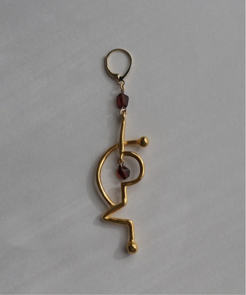 <片耳>ガーネットの歌うピアス(ピアス(片耳用))|tone(トーン)