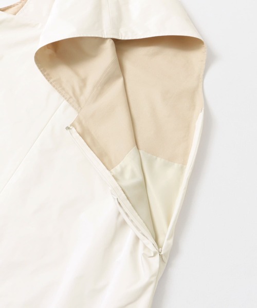 F by ROSSO（エフバイロッソ）の「F by ROSSO　メモリータフタ2WAYジャンパーワンピース（ジャンパースカート・レディース・オフホワイト/ネイビー・38/36）」の13枚目の写真