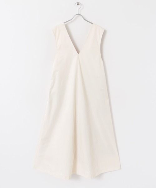 F by ROSSO（エフバイロッソ）の「F by ROSSO　メモリータフタ2WAYジャンパーワンピース（ジャンパースカート・レディース・オフホワイト/ネイビー・38/36）」の14枚目の写真